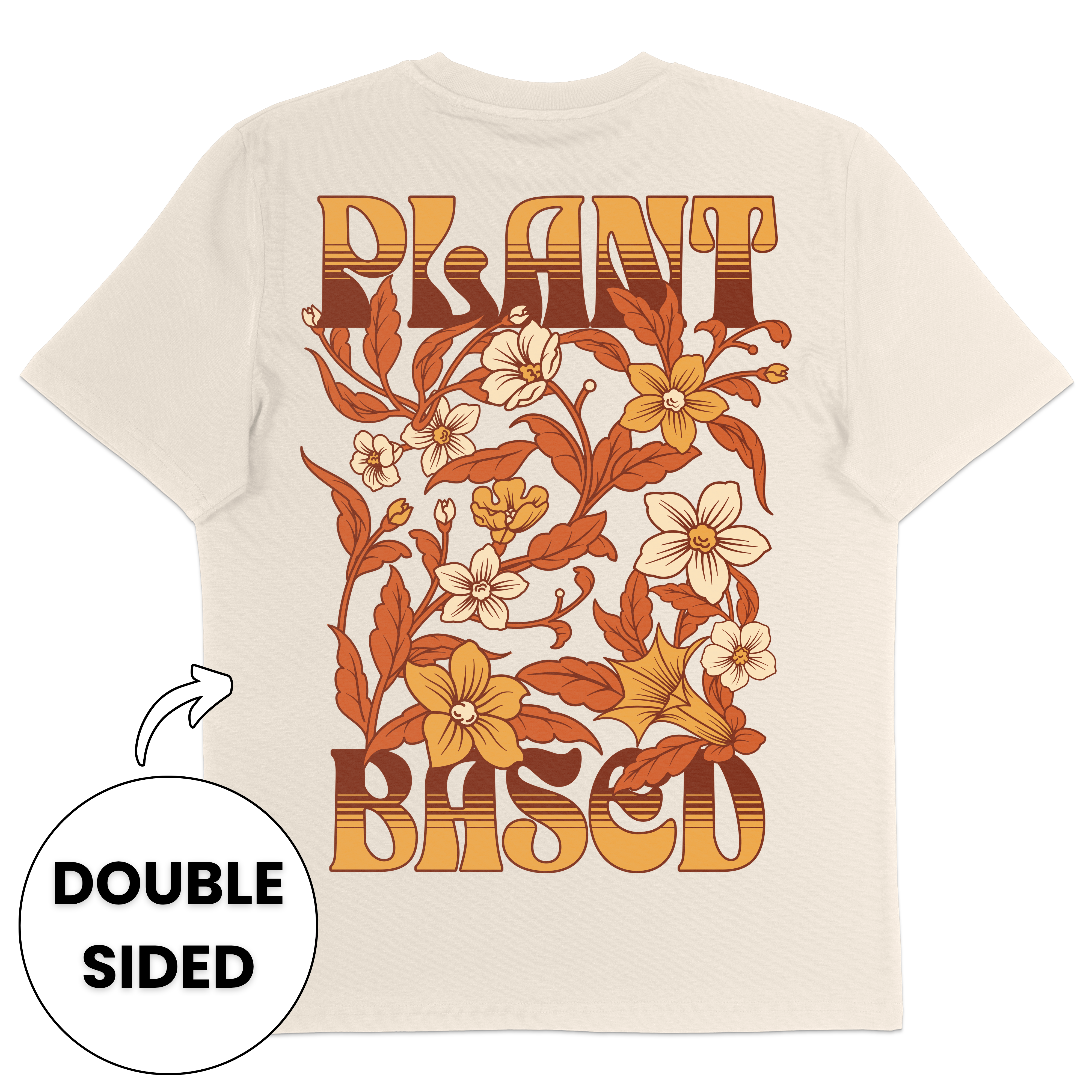 Plant-Based Flowers Streetwear T-Shirt – Worn Out Vegan