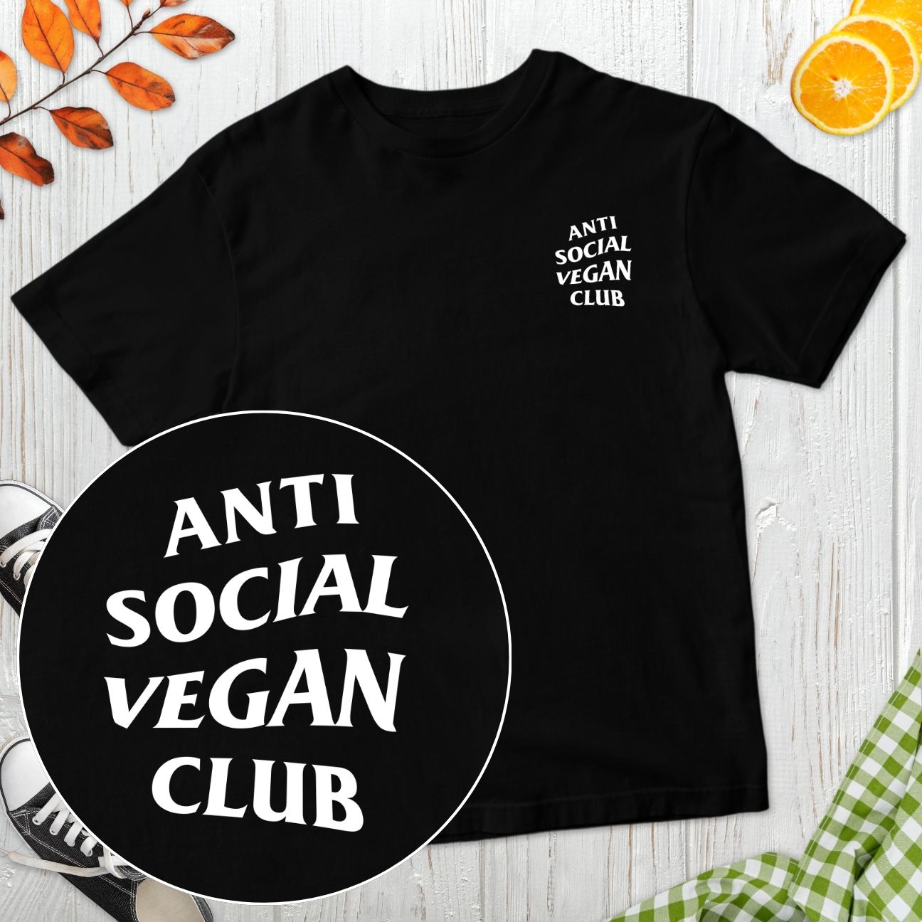 Anti Social Vegan Club T-Shirt