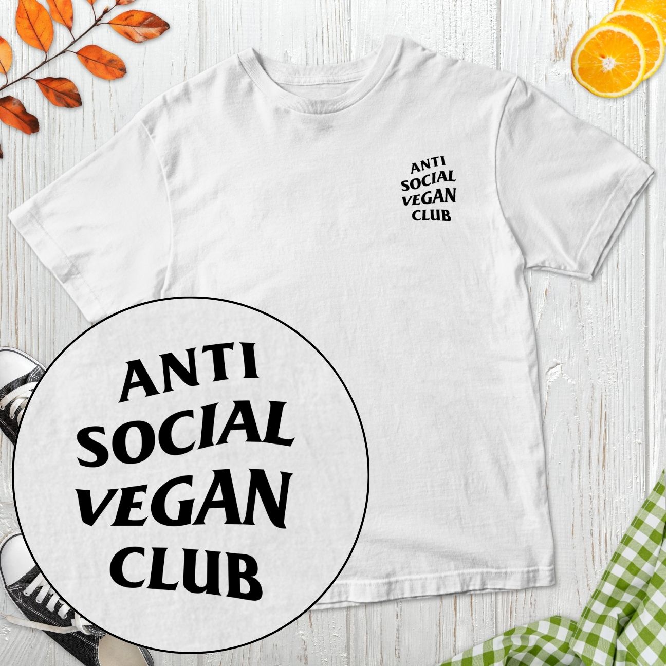 Anti Social Vegan Club T-Shirt