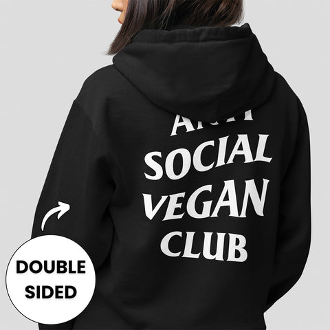 Anti Social Vegan Club Hoodie