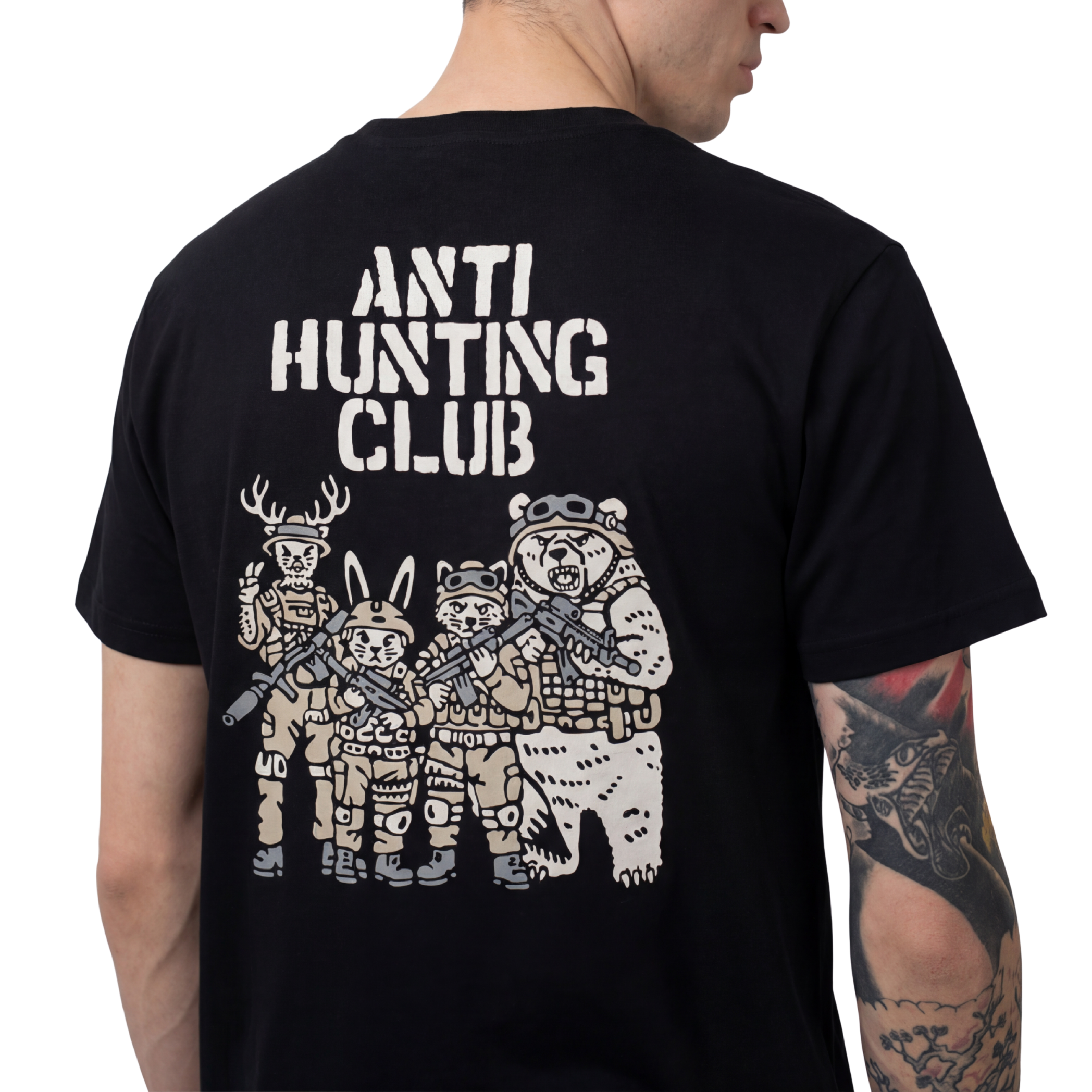 Anti Hunting Club Streetwear T-Shirt