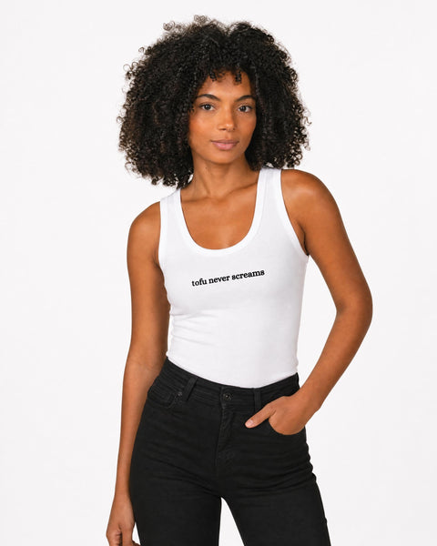 Tofu Never Screams Women's Tank Top