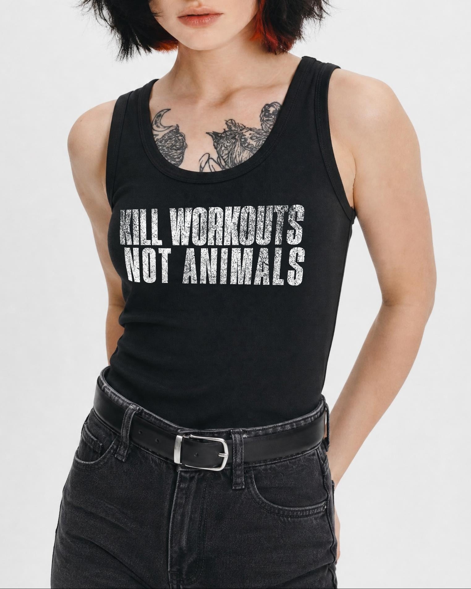 Kill Workouts Not Animals Women's Tank Top