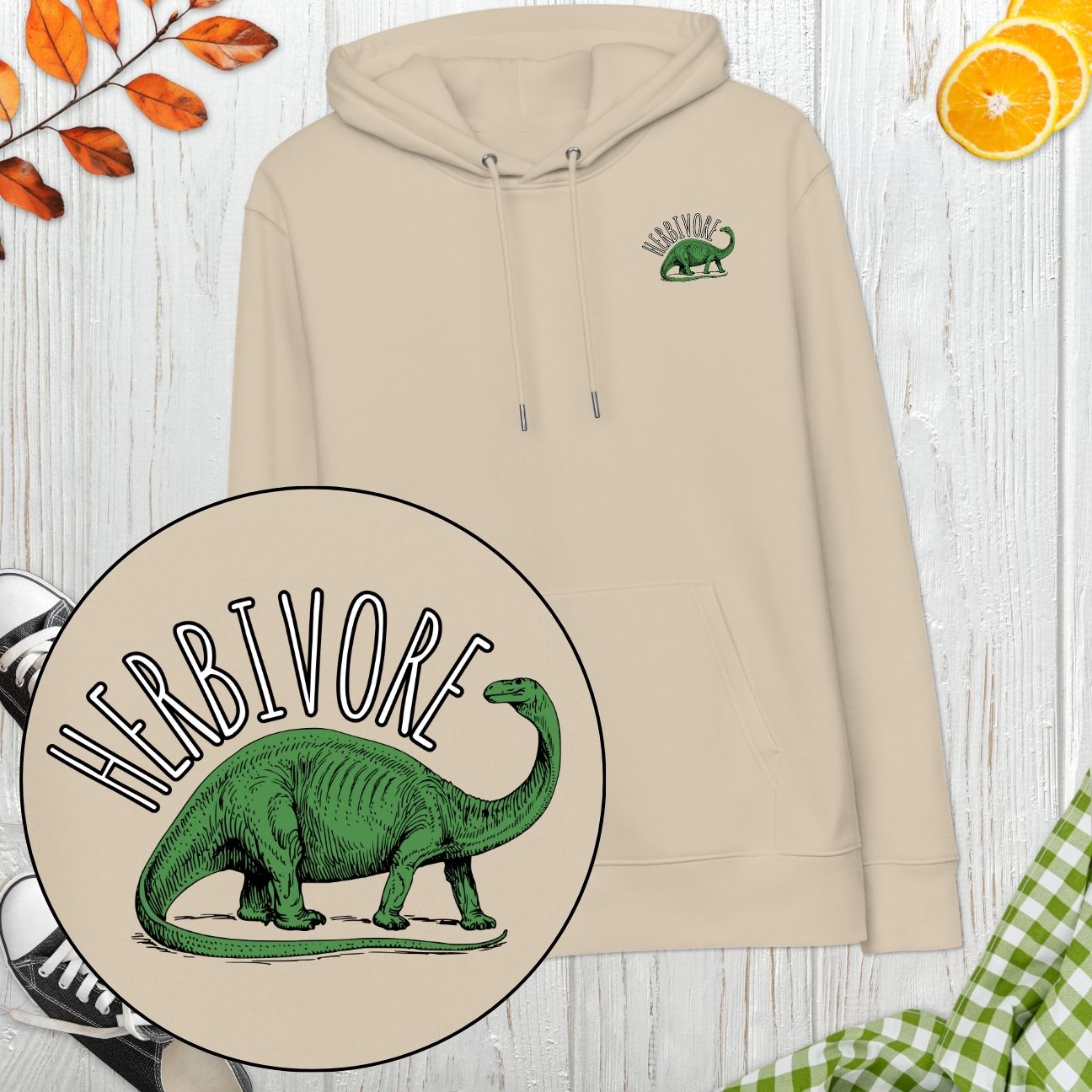 Herbivore Brontosaurus Hoodie