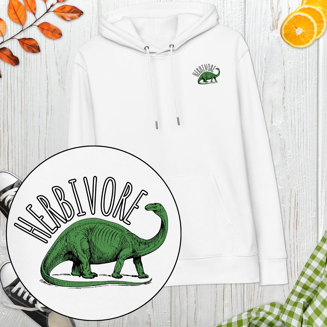 Herbivore Brontosaurus Hoodie