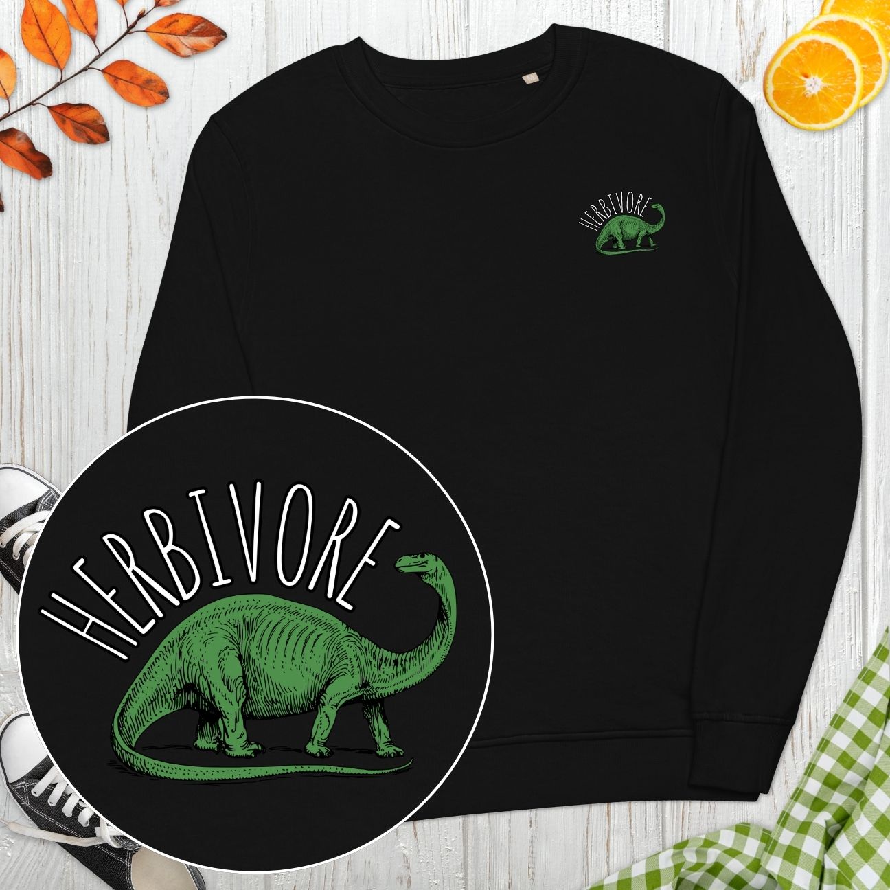 Herbivore Brontosaurus Sweatshirt