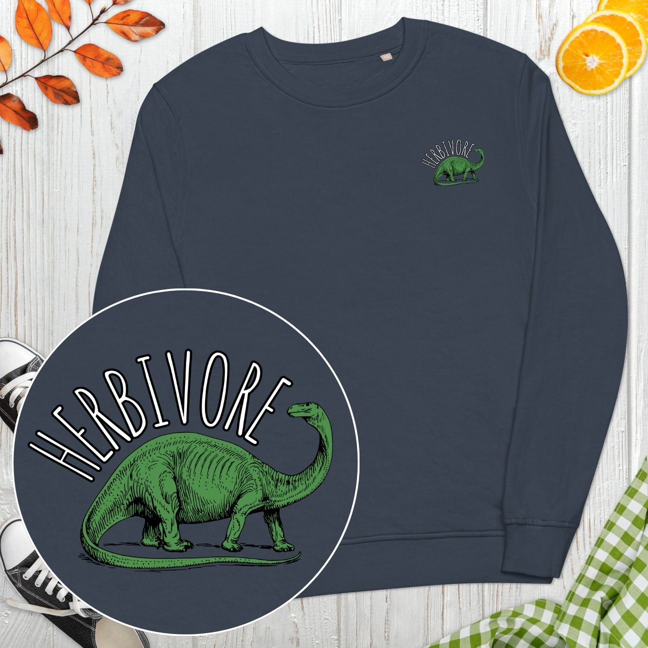 Herbivore Brontosaurus Sweatshirt