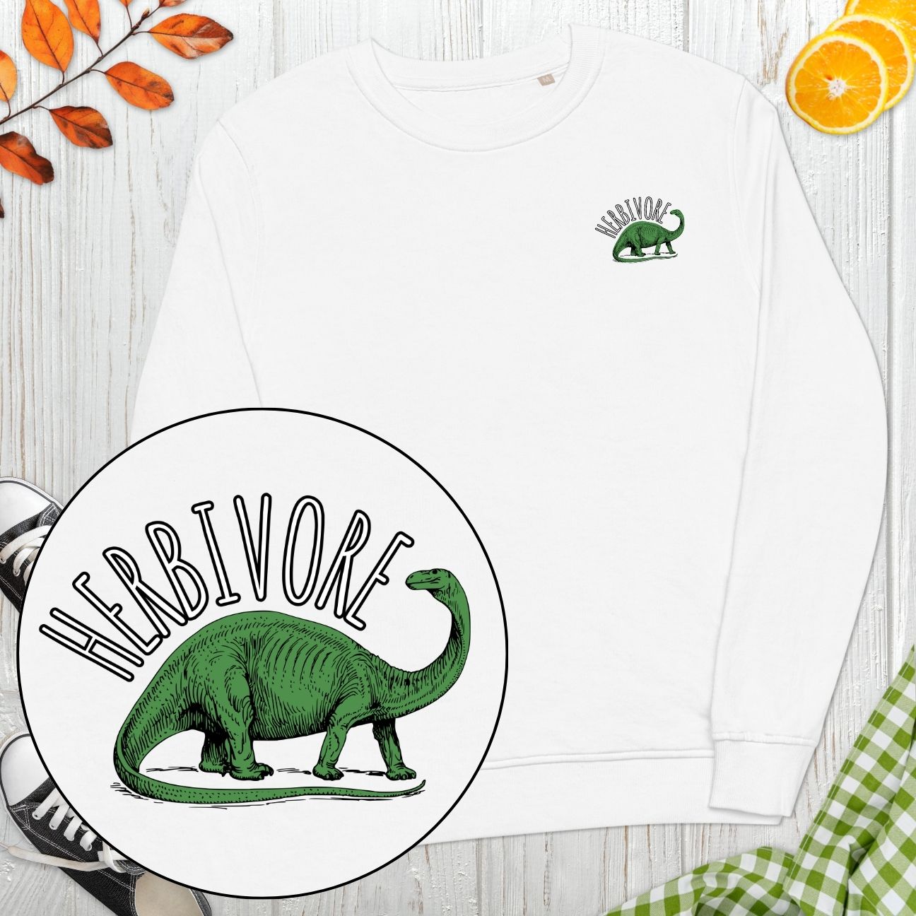 Herbivore Brontosaurus Sweatshirt