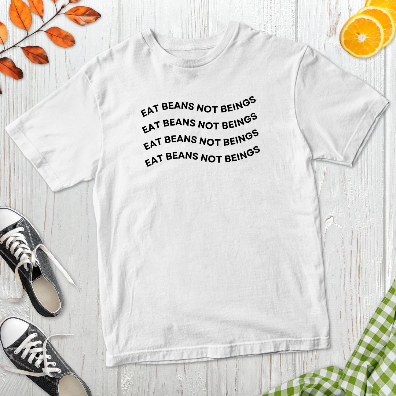 Eat Beans Not Beings T-Shirt