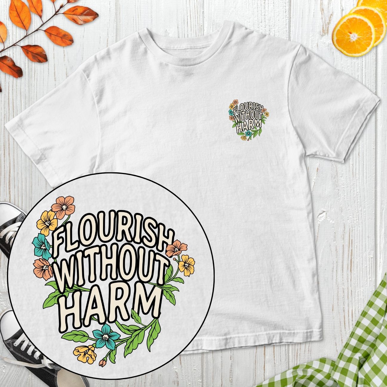 Flourish Without Harm T-Shirt