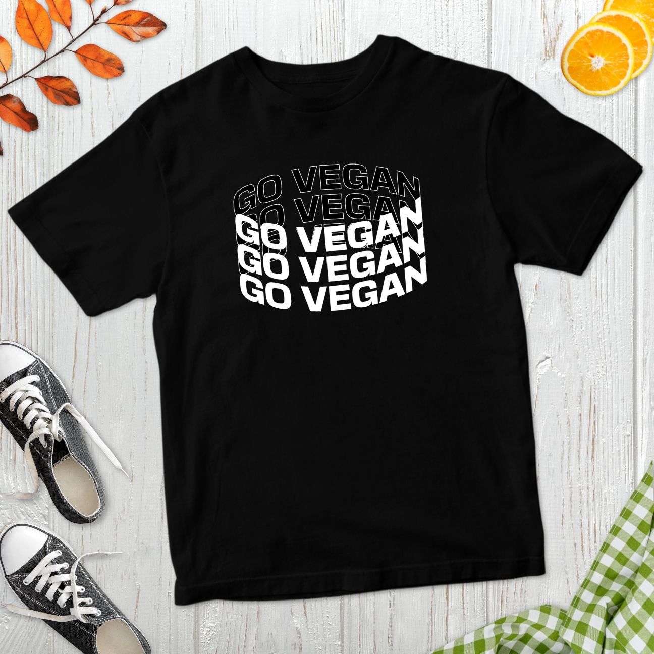 Go Vegan 3D T-Shirt