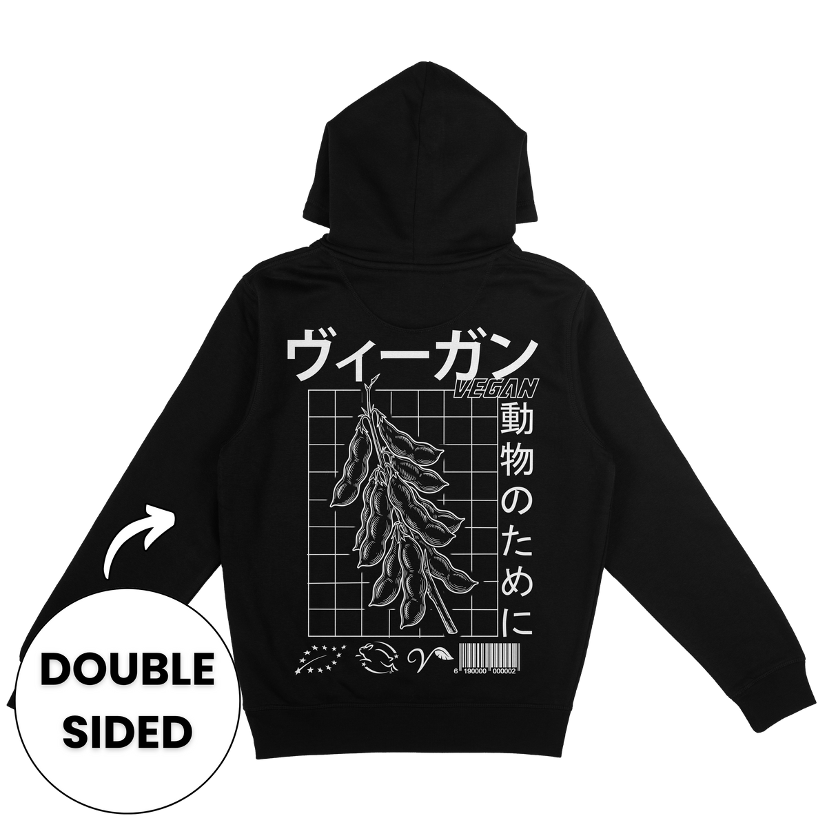 Japanese Vegan Streetwear Hoodie