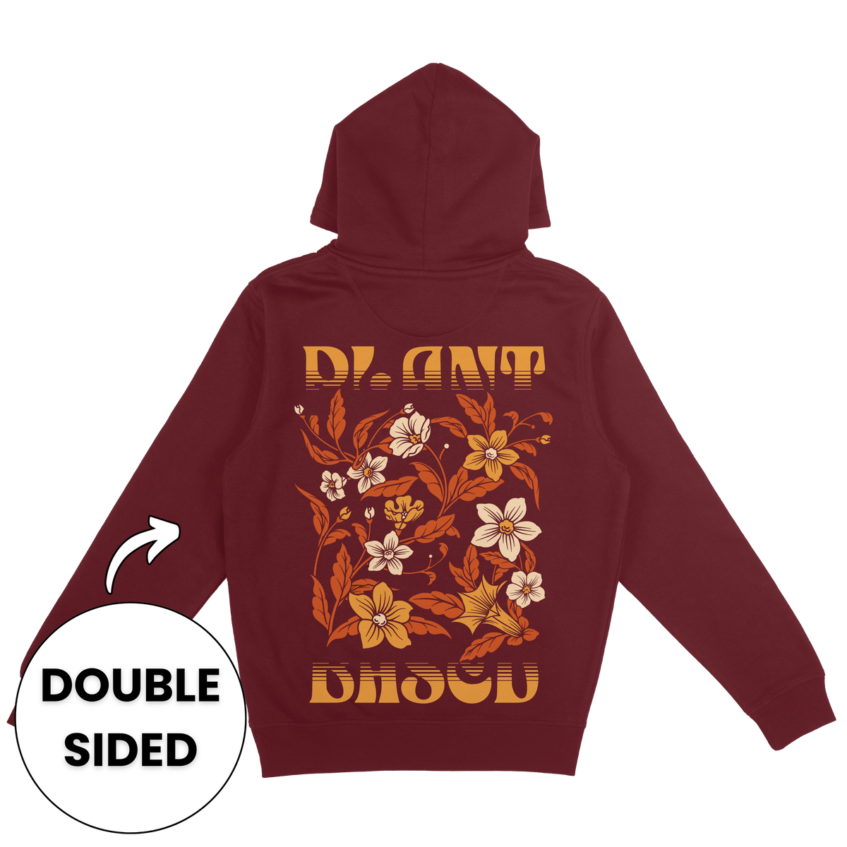 Plant-Based Flowers Streetwear Hoodie
