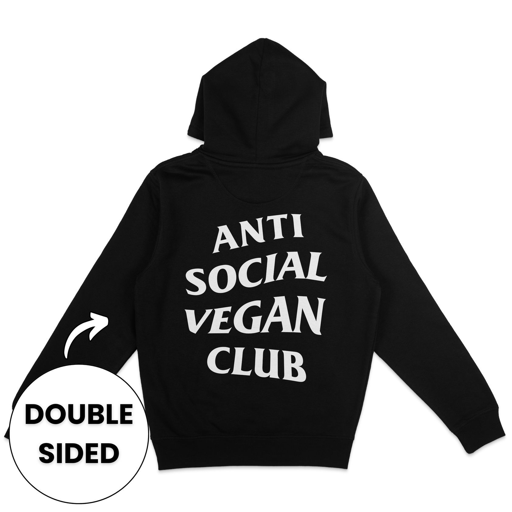 Anti Social Vegan Club Hoodie