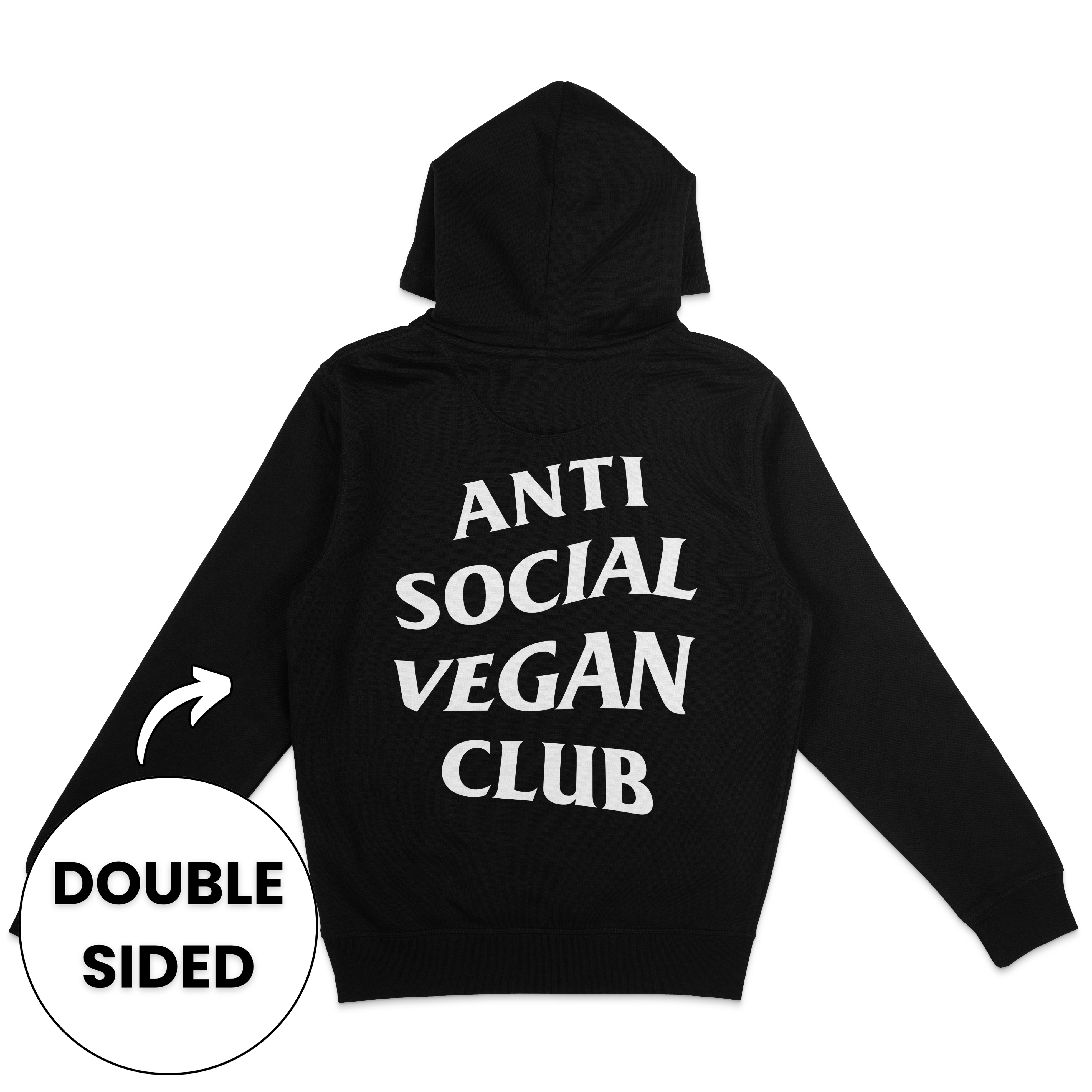 Anti Social Vegan Club Hoodie