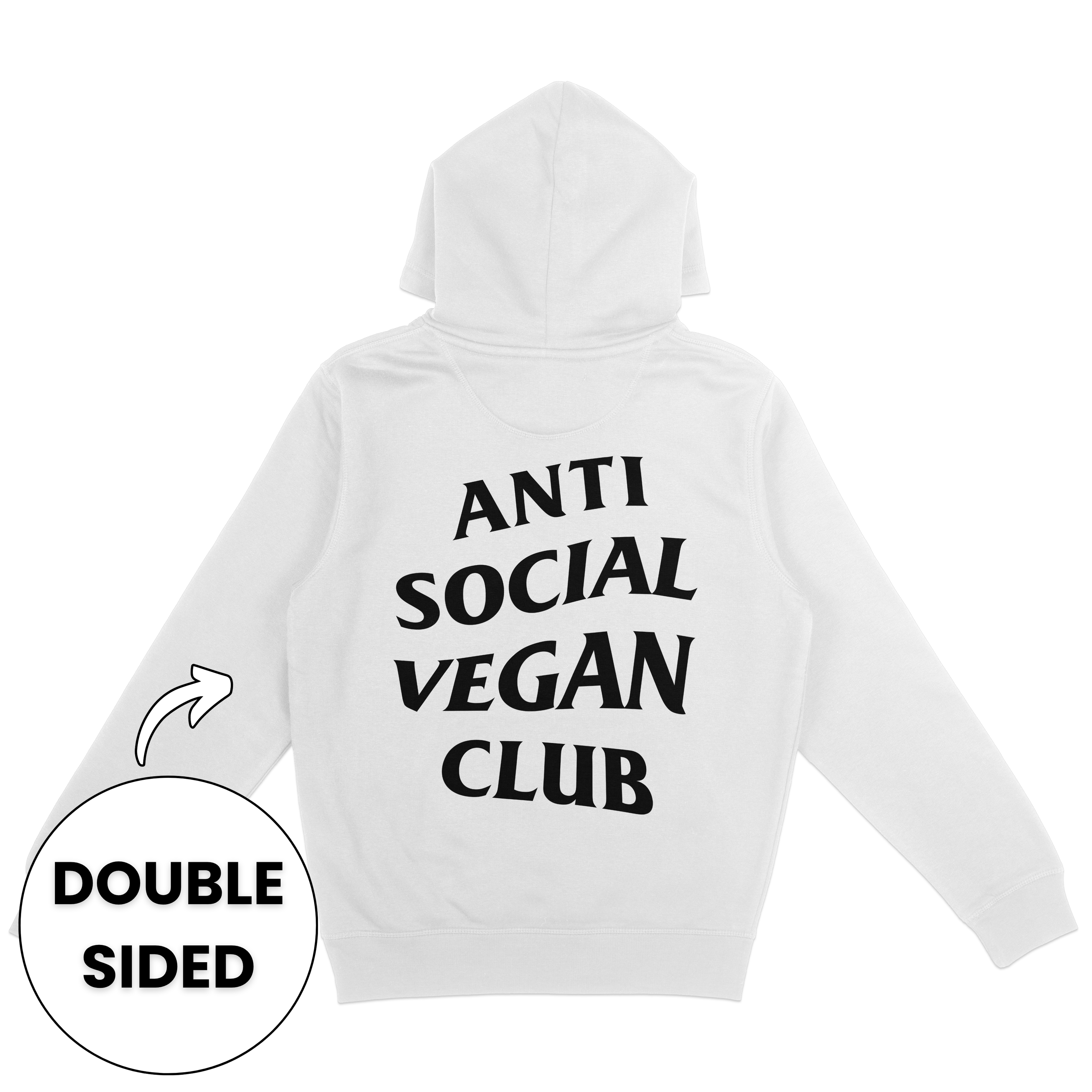 Anti Social Vegan Club Hoodie