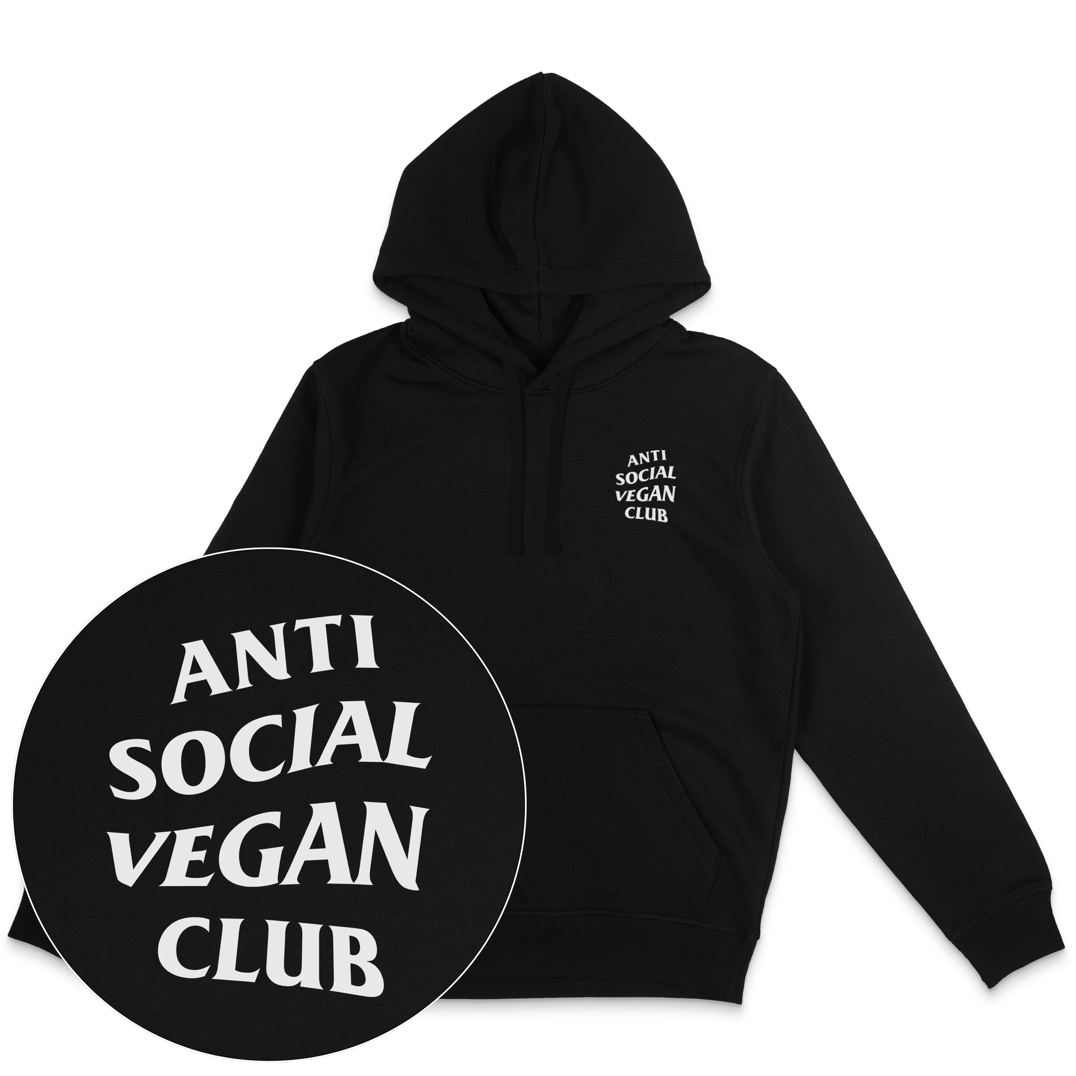 Anti Social Vegan Club Hoodie