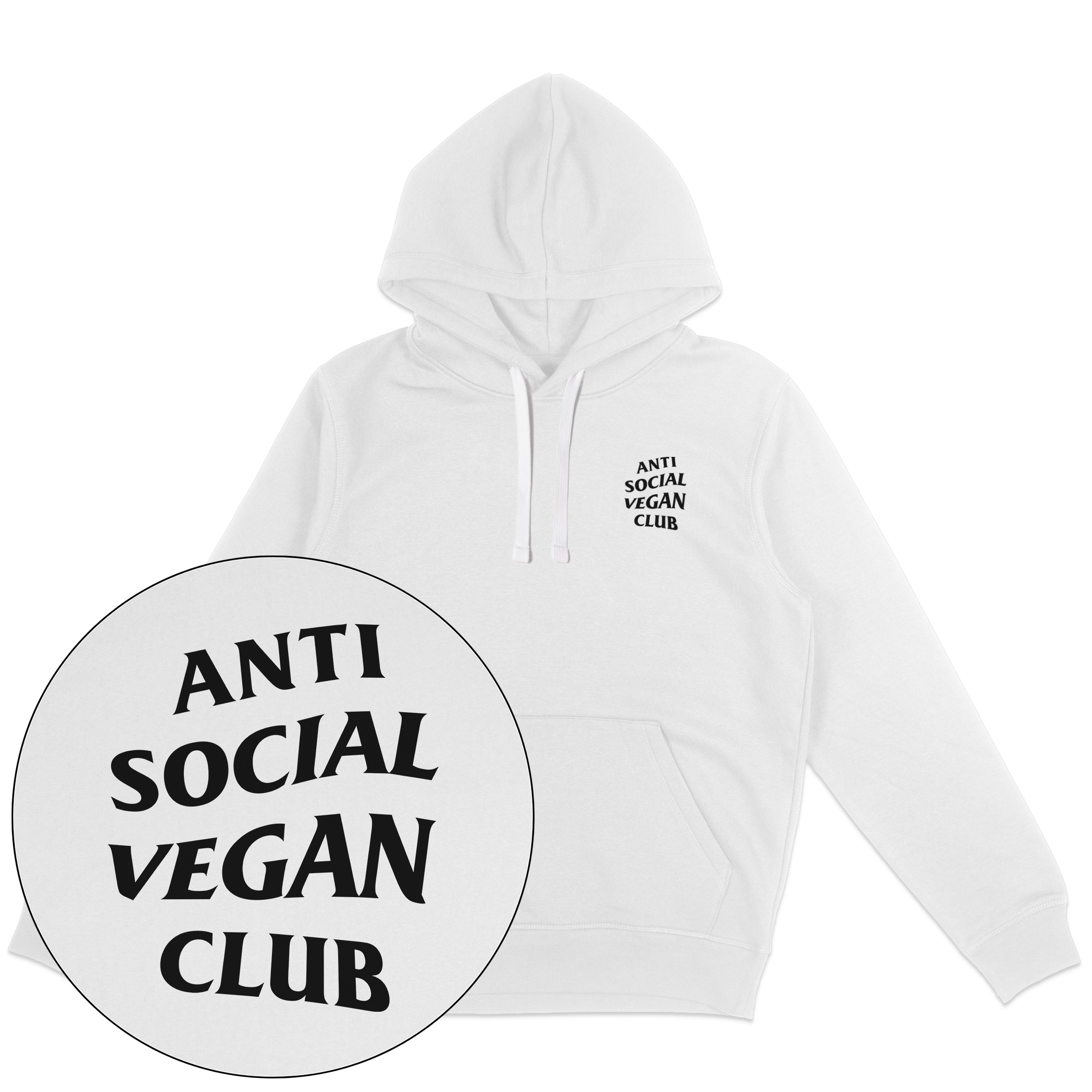 Anti Social Vegan Club Hoodie