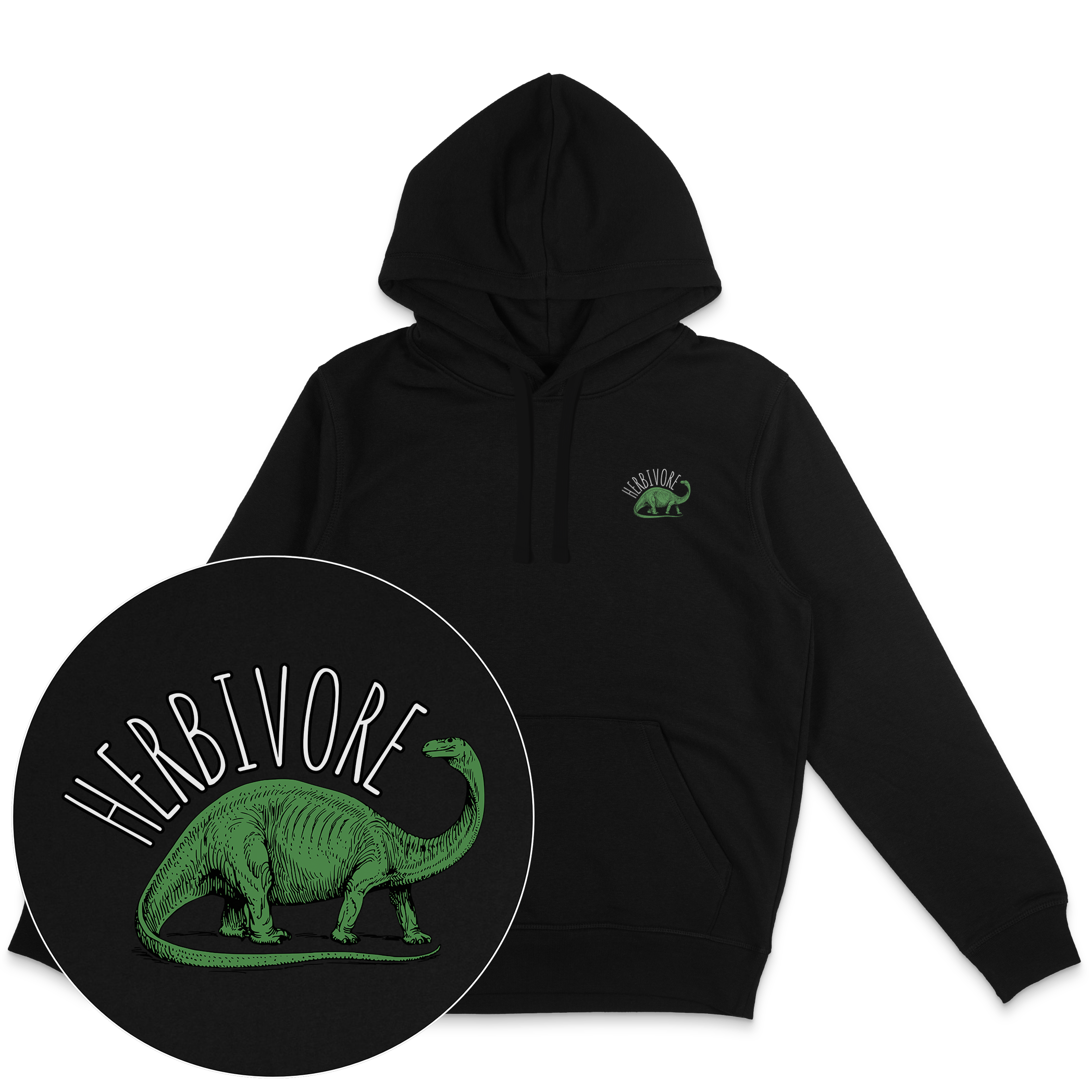 Herbivore Brontosaurus Hoodie