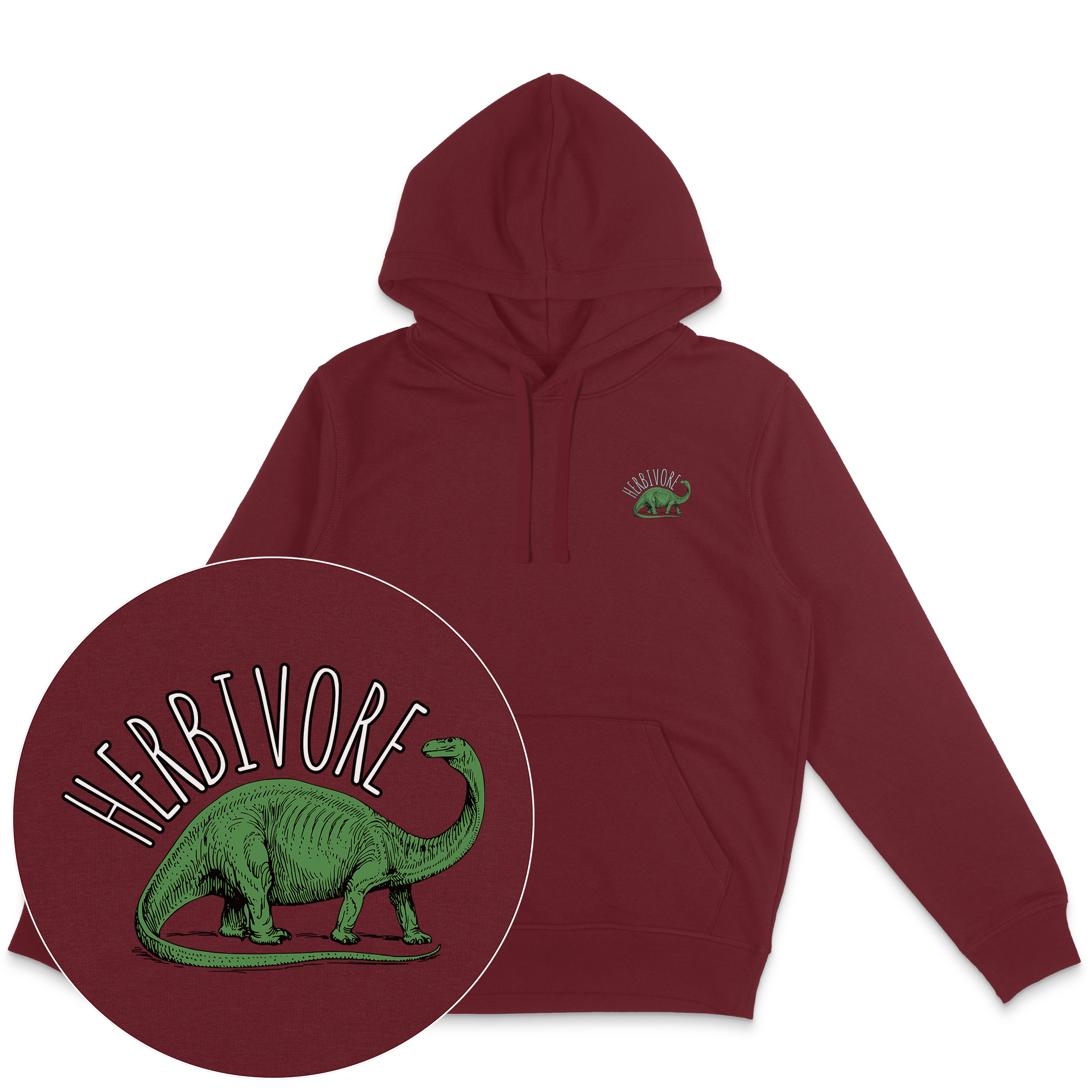 Herbivore Brontosaurus Hoodie