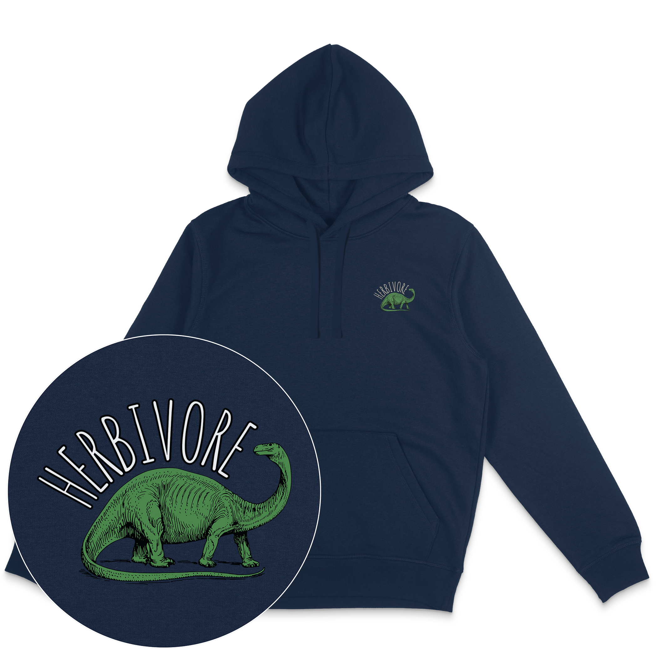 Herbivore Brontosaurus Hoodie