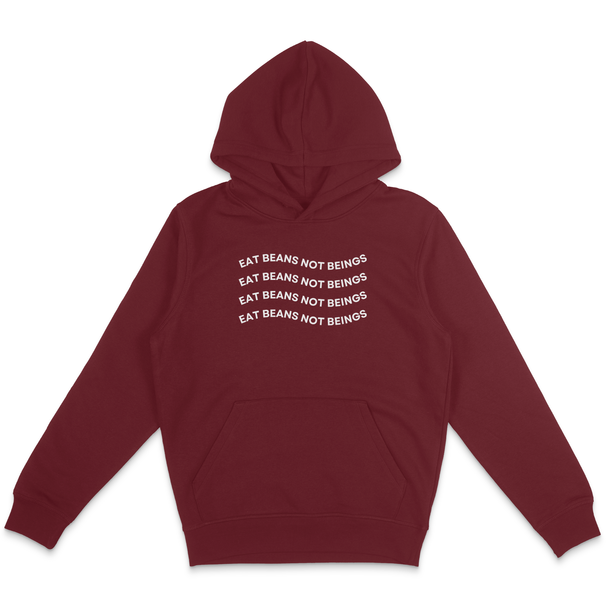 Eat Beans Not Beings Hoodie