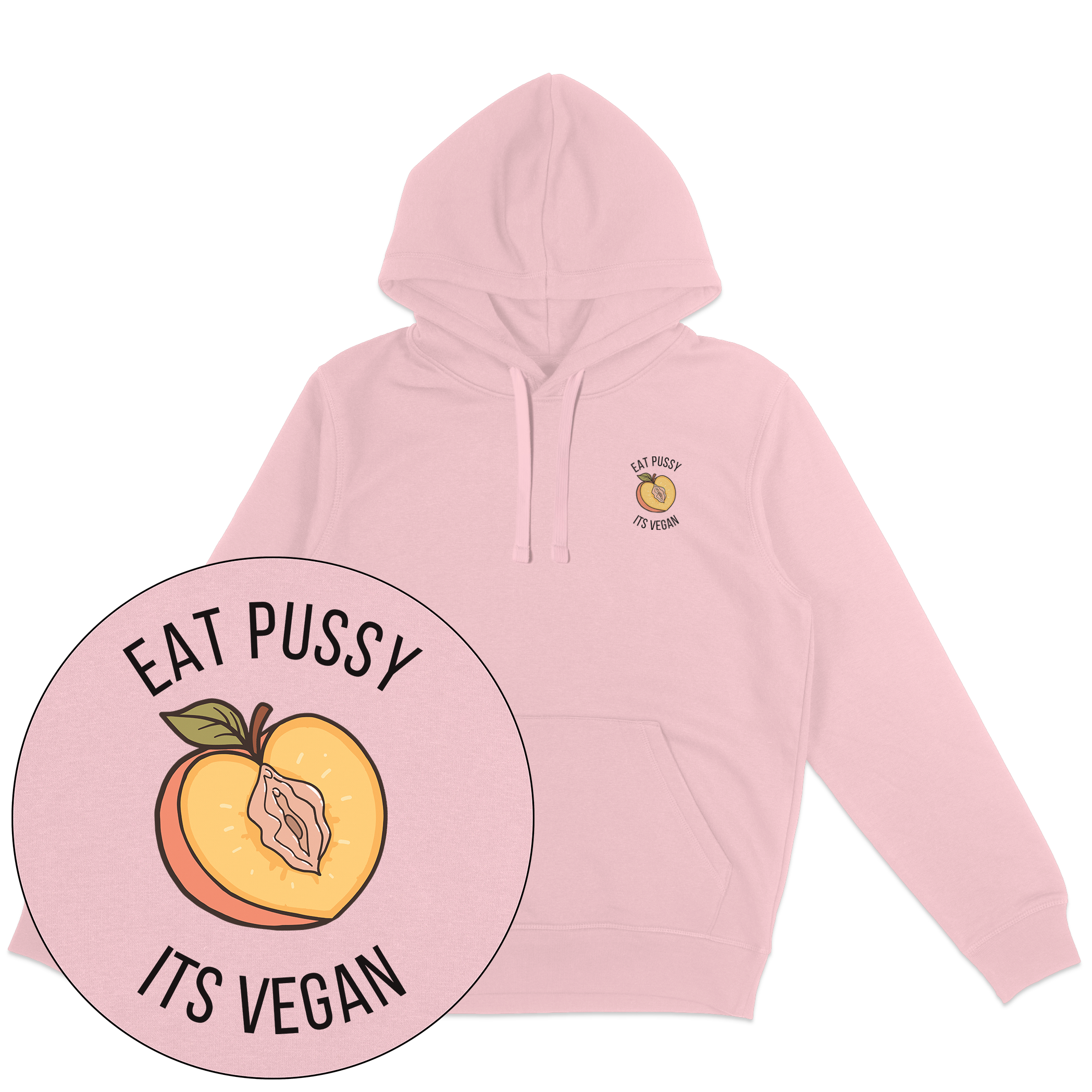 Eat Pussy It's Vegan Hoodie