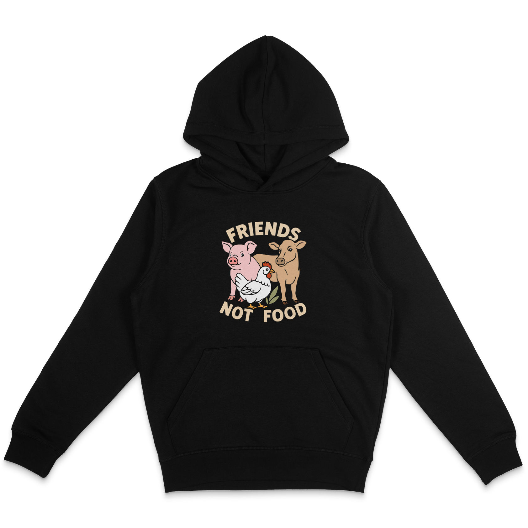 Friends Not Food Earthlings Hoodie