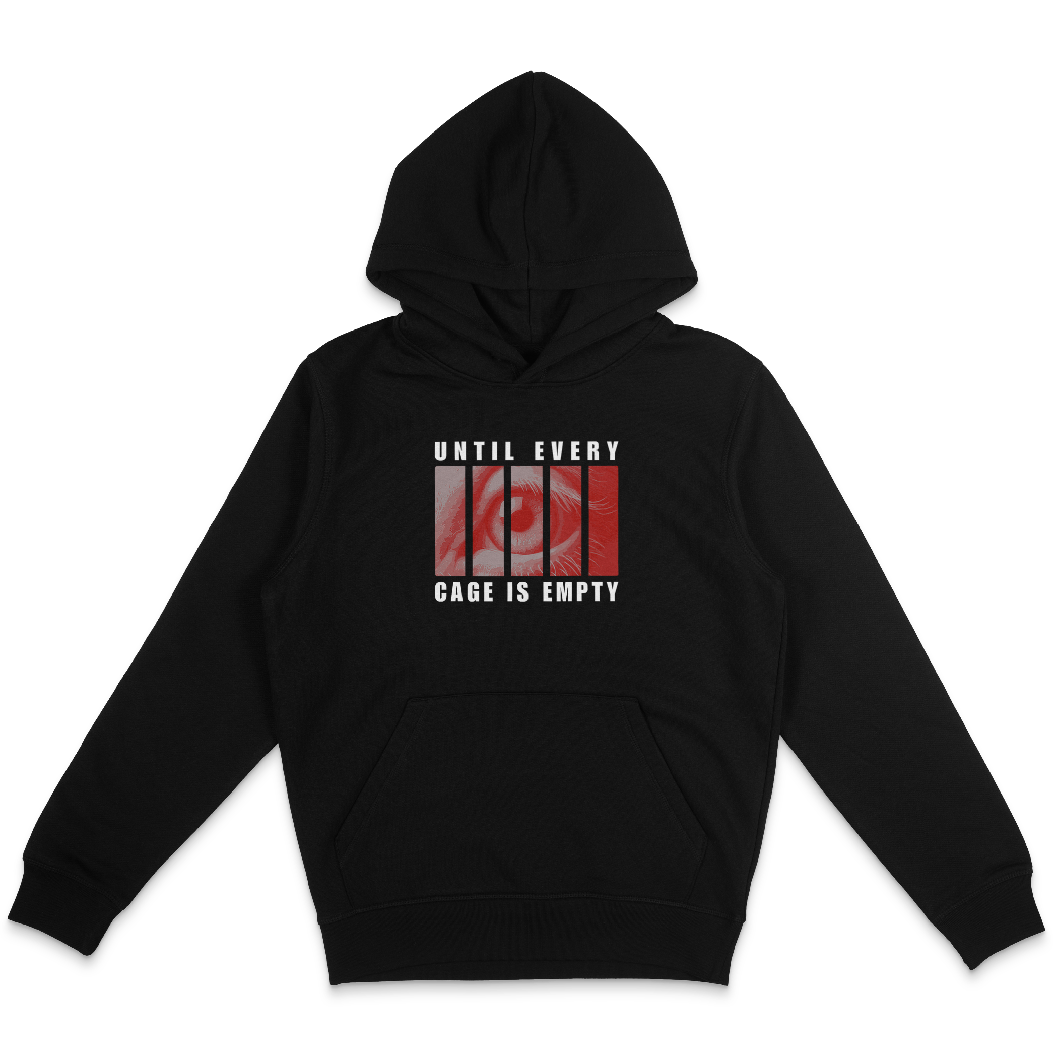 Until Every Cage Is Empty Hoodie