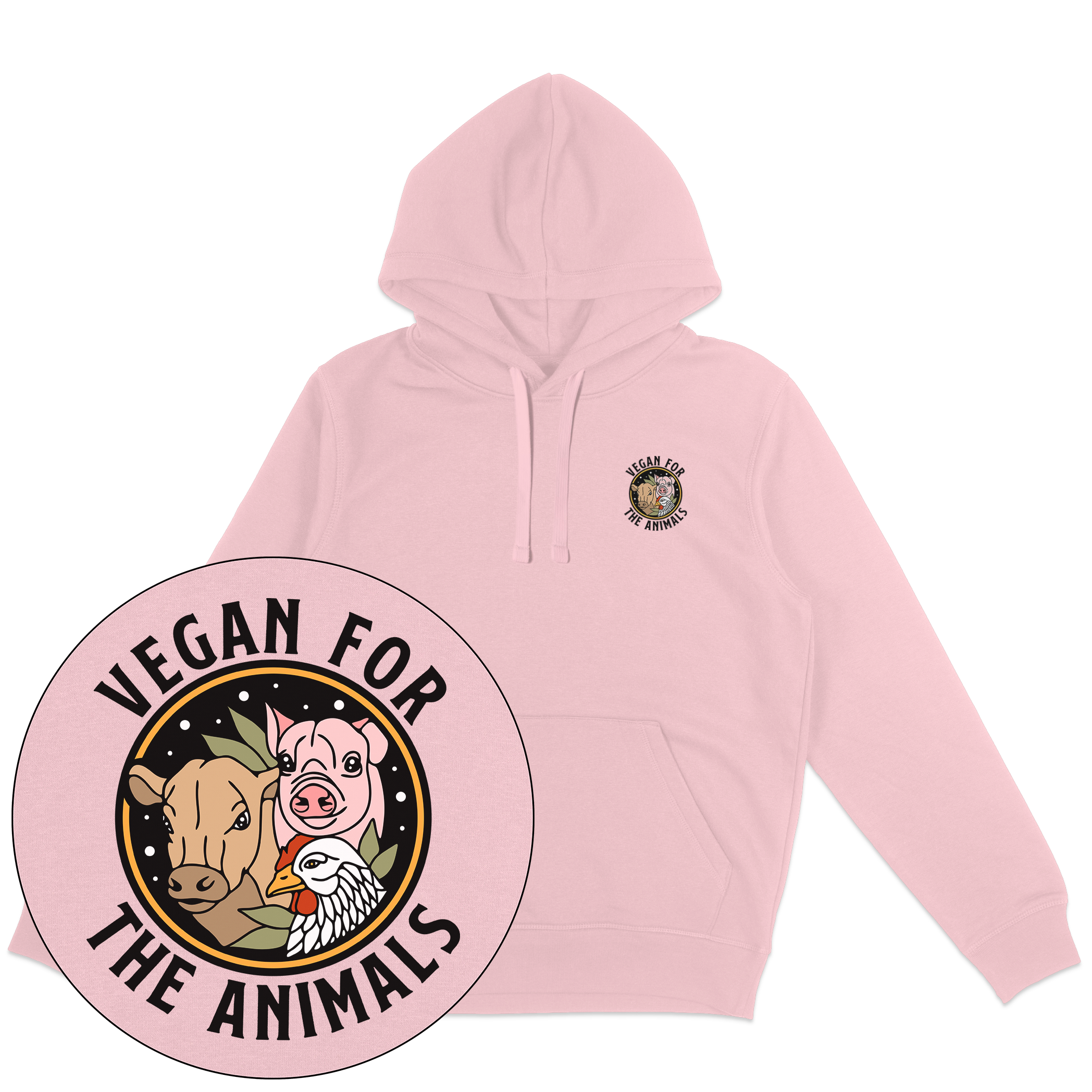 Vegan For The Animals Earthlings Hoodie