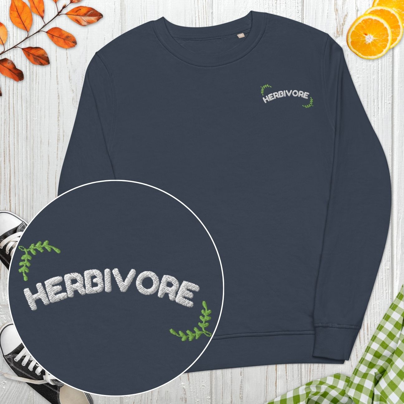 Herbivore Embroidered Sweatshirt