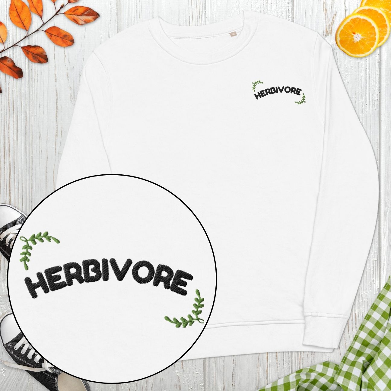 Herbivore Embroidered Sweatshirt