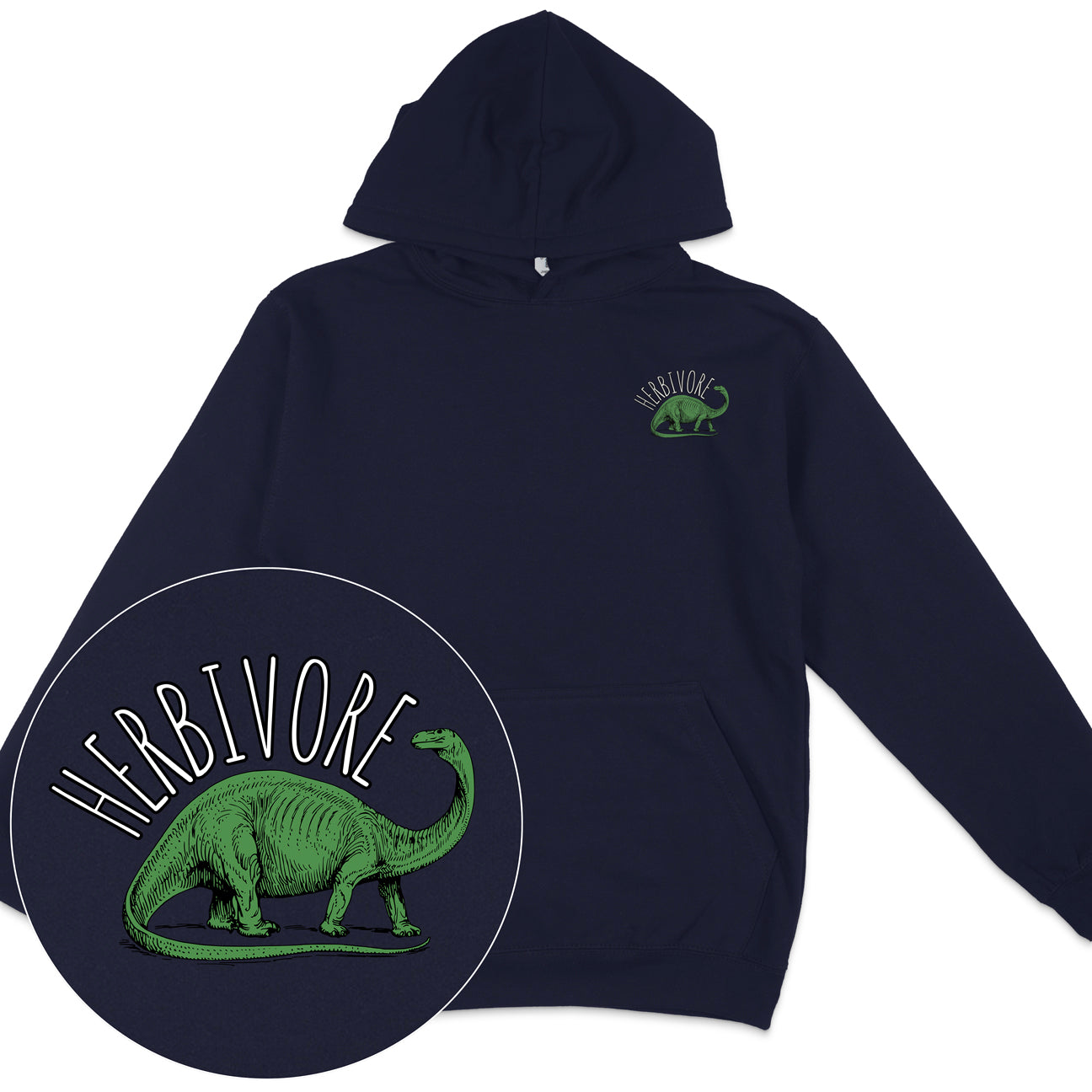 Herbivore Brontosaurus Hoodie