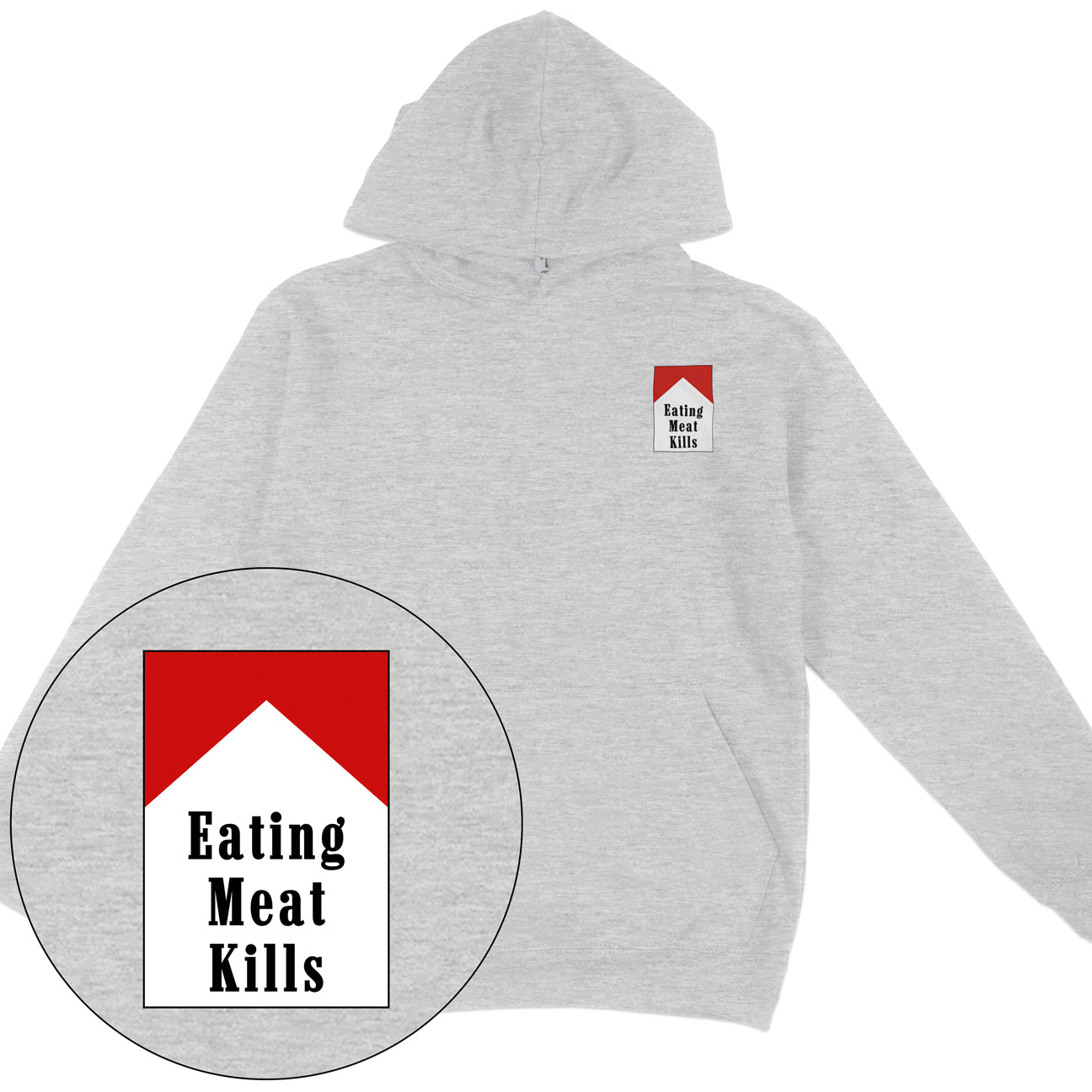 Eating Meat Kills Hoodie