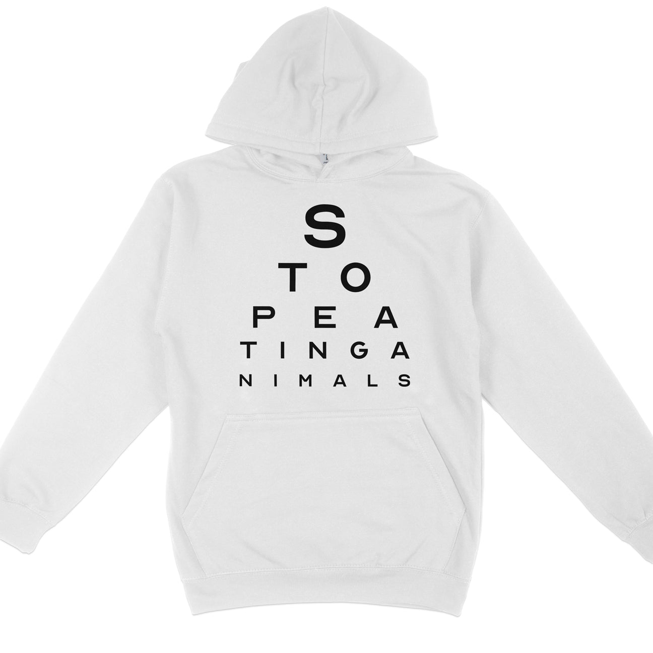 Stop Eating Animals Eye Exam Hoodie