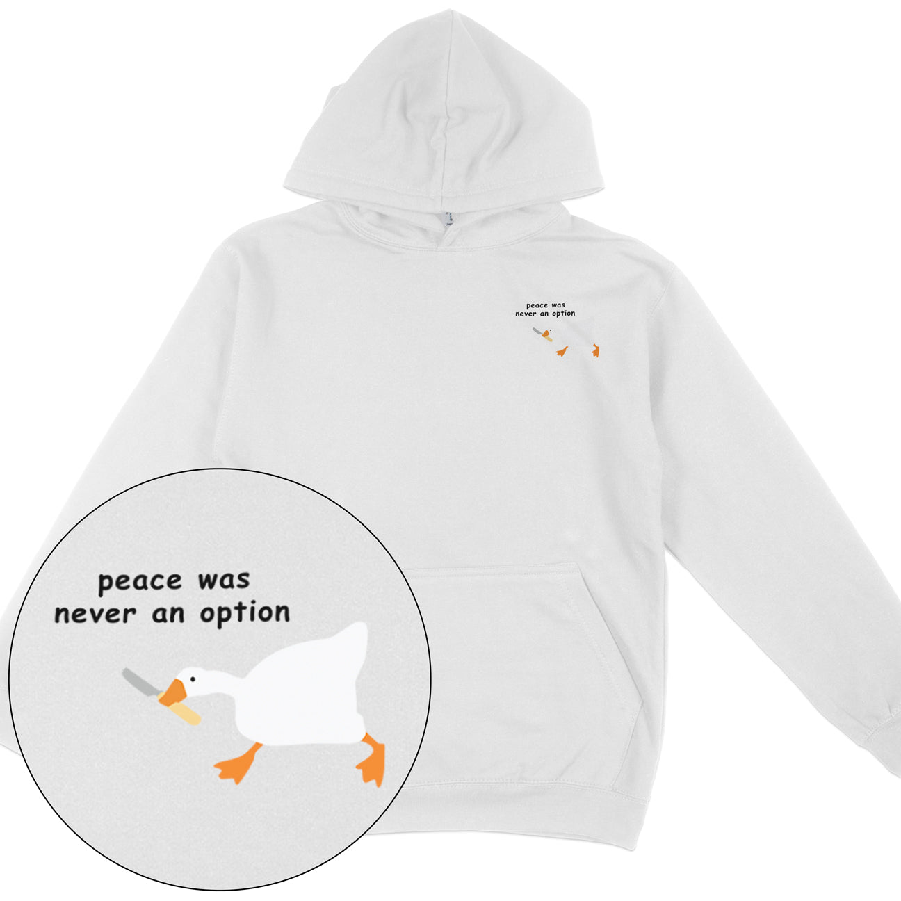 Peace Was Never An Option Hoodie