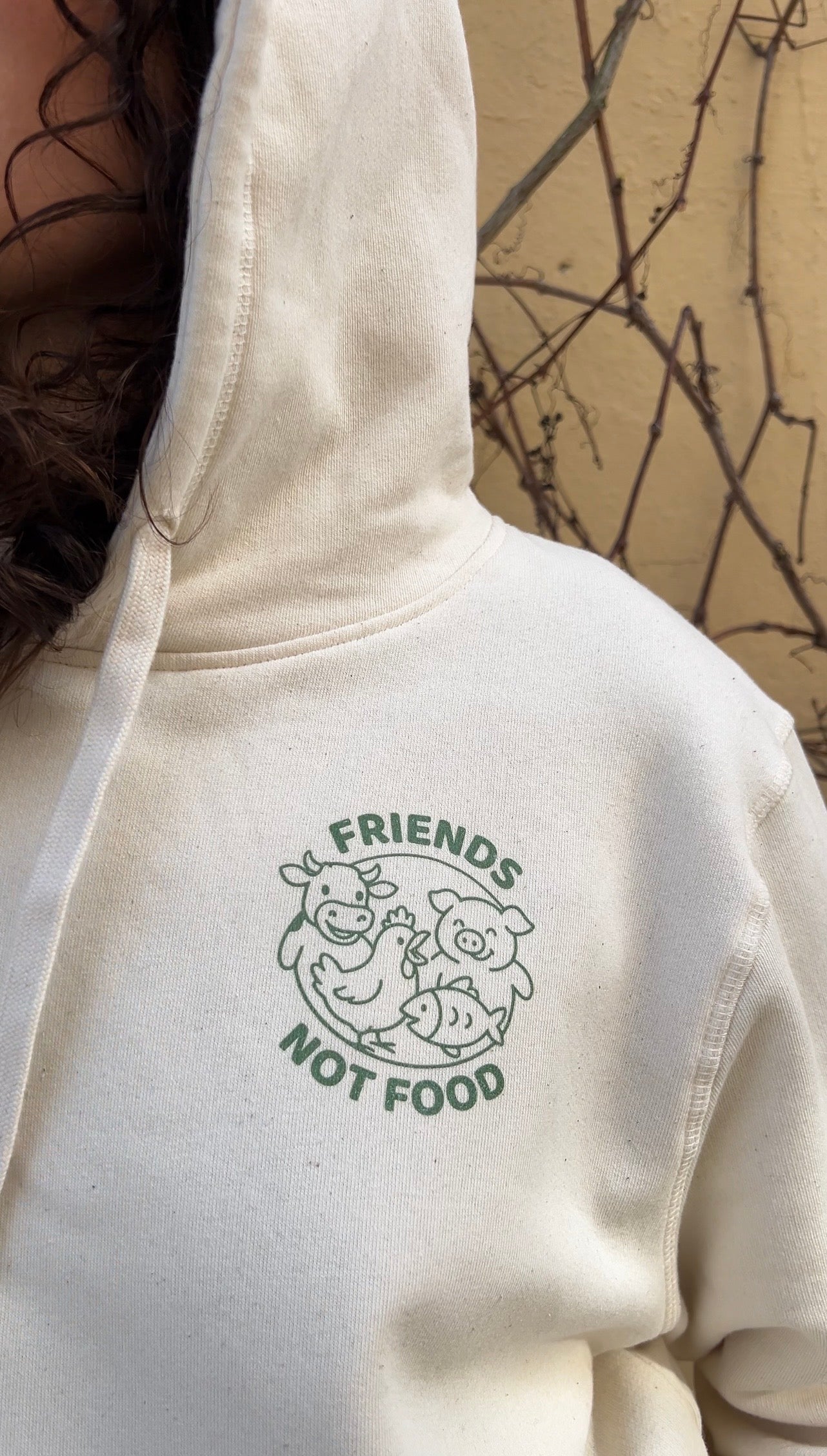 Friends Not Food Hoodie