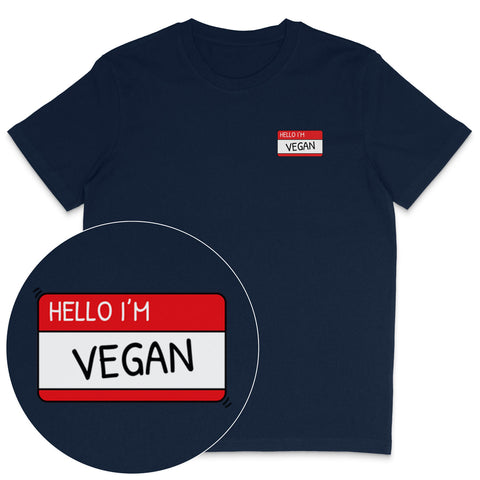 Hello I'm Vegan T-Shirt