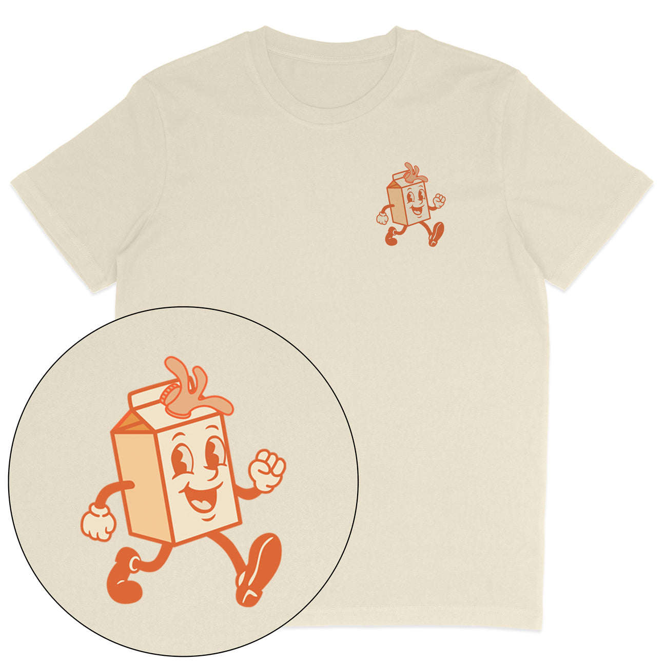 Oat Milk Streetwear T-Shirt