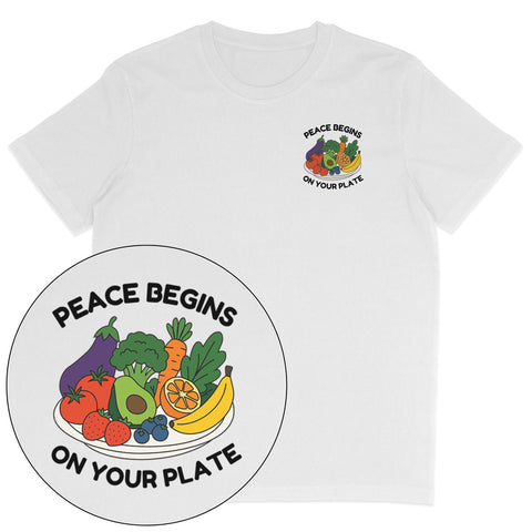 Peace Begins On Your Plate T-Shirt