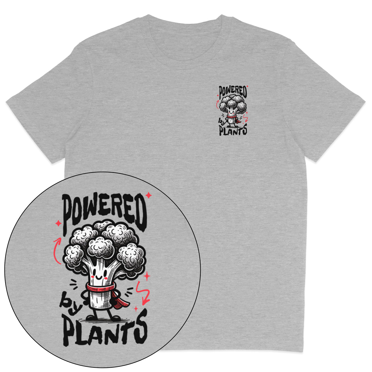 Powered By Plants Broccoli T-Shirt