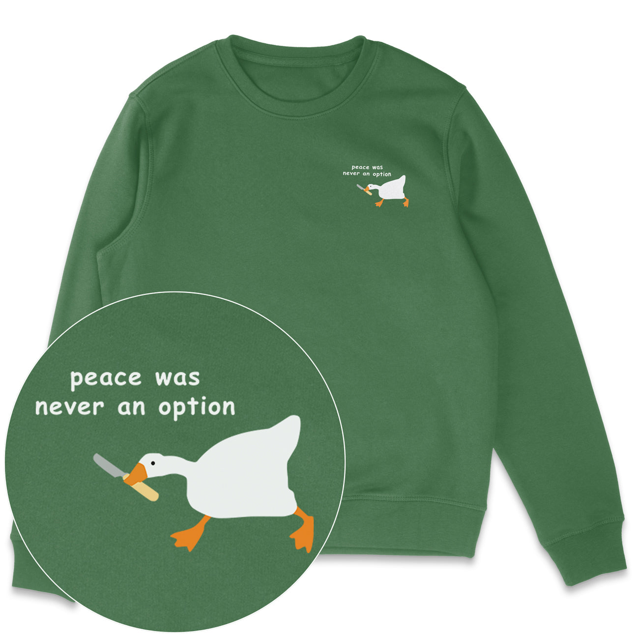 Peace Was Never An Option Sweatshirt