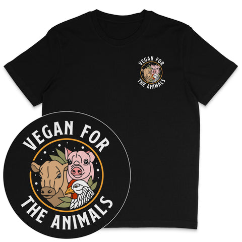 Vegan For The Animals Earthlings T-Shirt