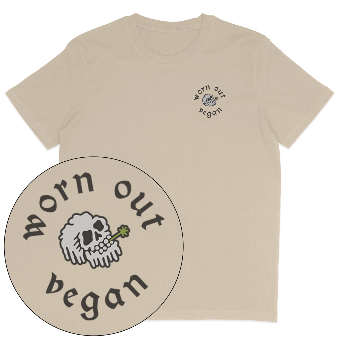 Worn Out Vegan Logo T-Shirt