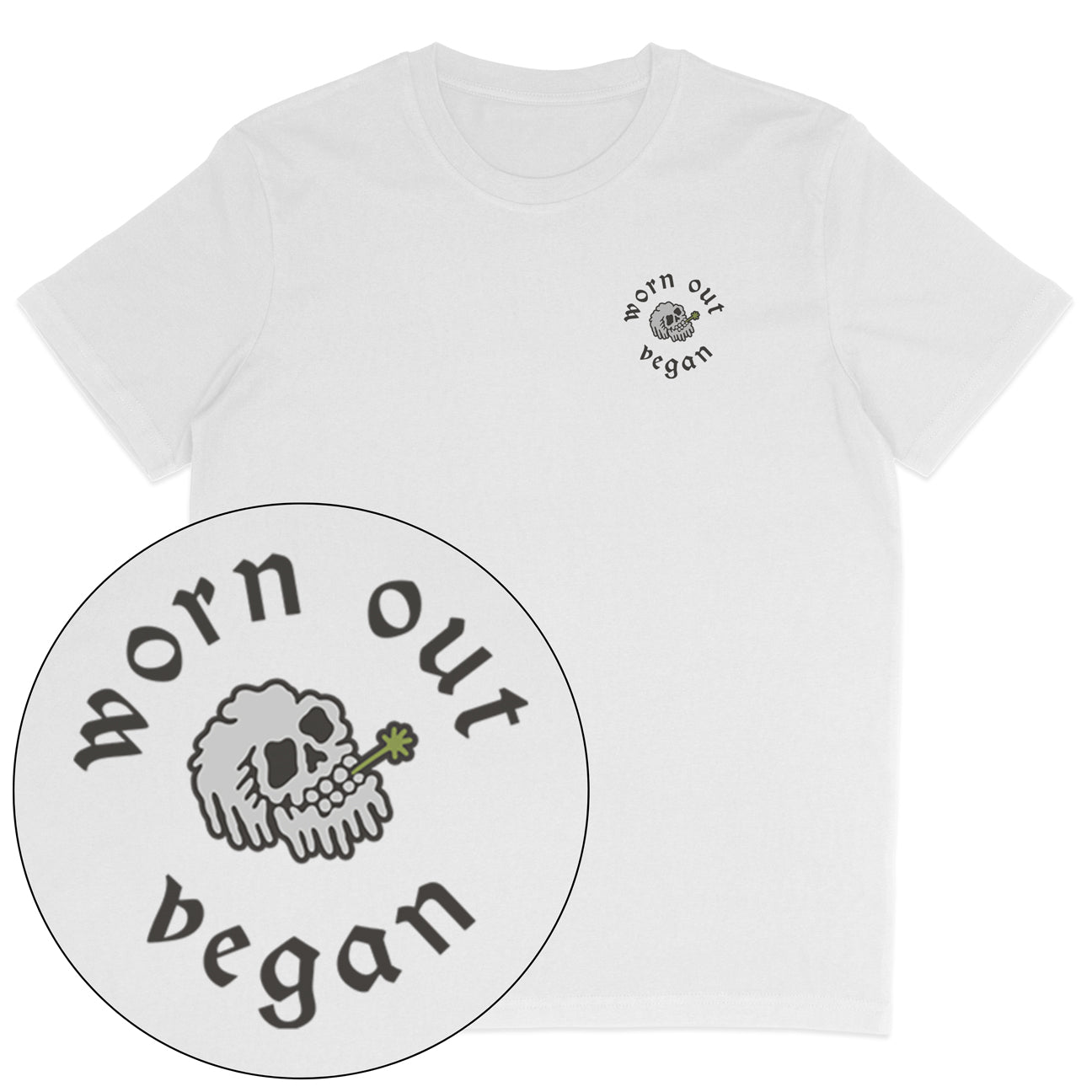 Worn Out Vegan Logo T-Shirt