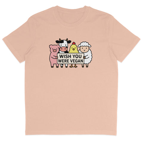 Wish You Were Vegan T-Shirt
