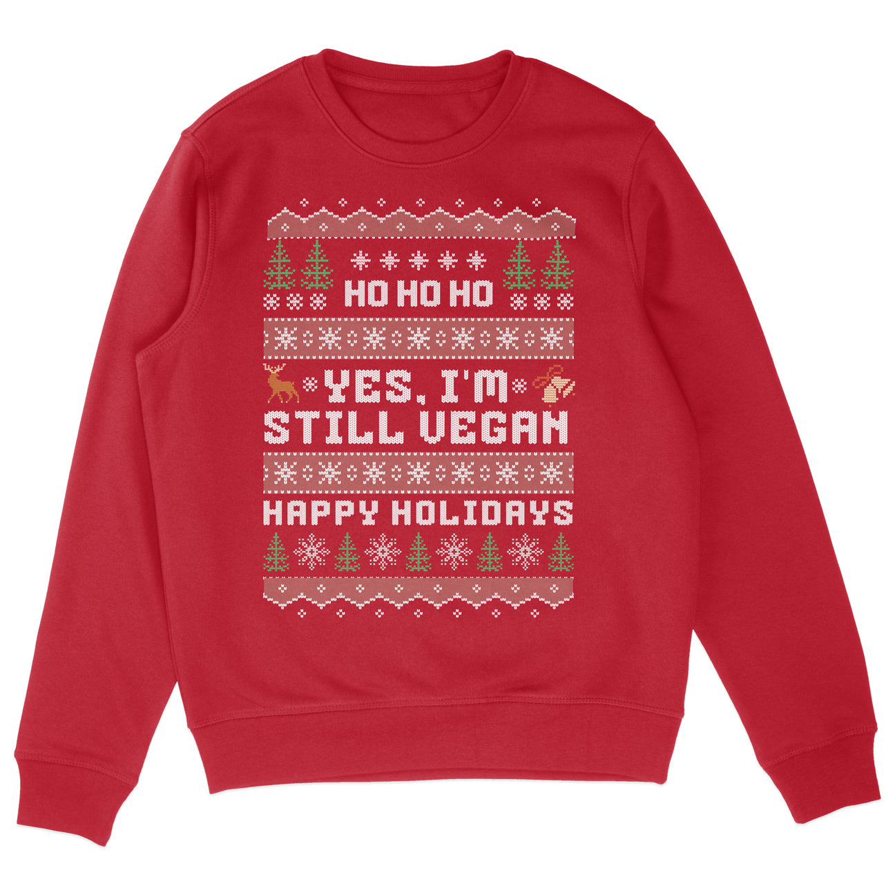 Ho Ho Ho I'm Still Vegan Christmas Sweatshirt