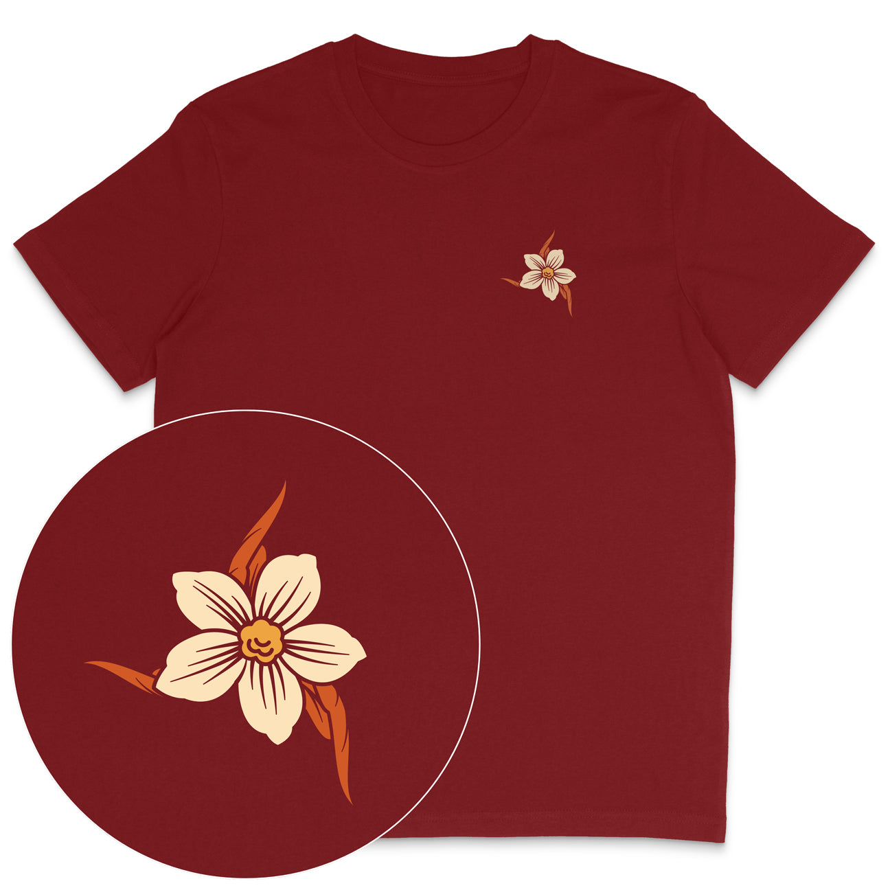 Plant-Based Flowers Streetwear T-Shirt