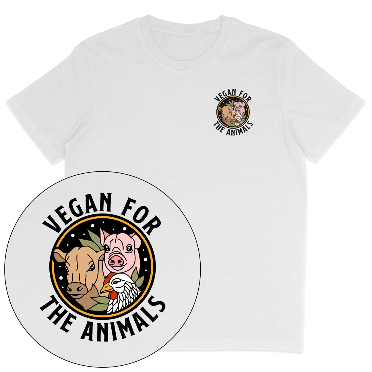 Vegan For The Animals Earthlings T-Shirt