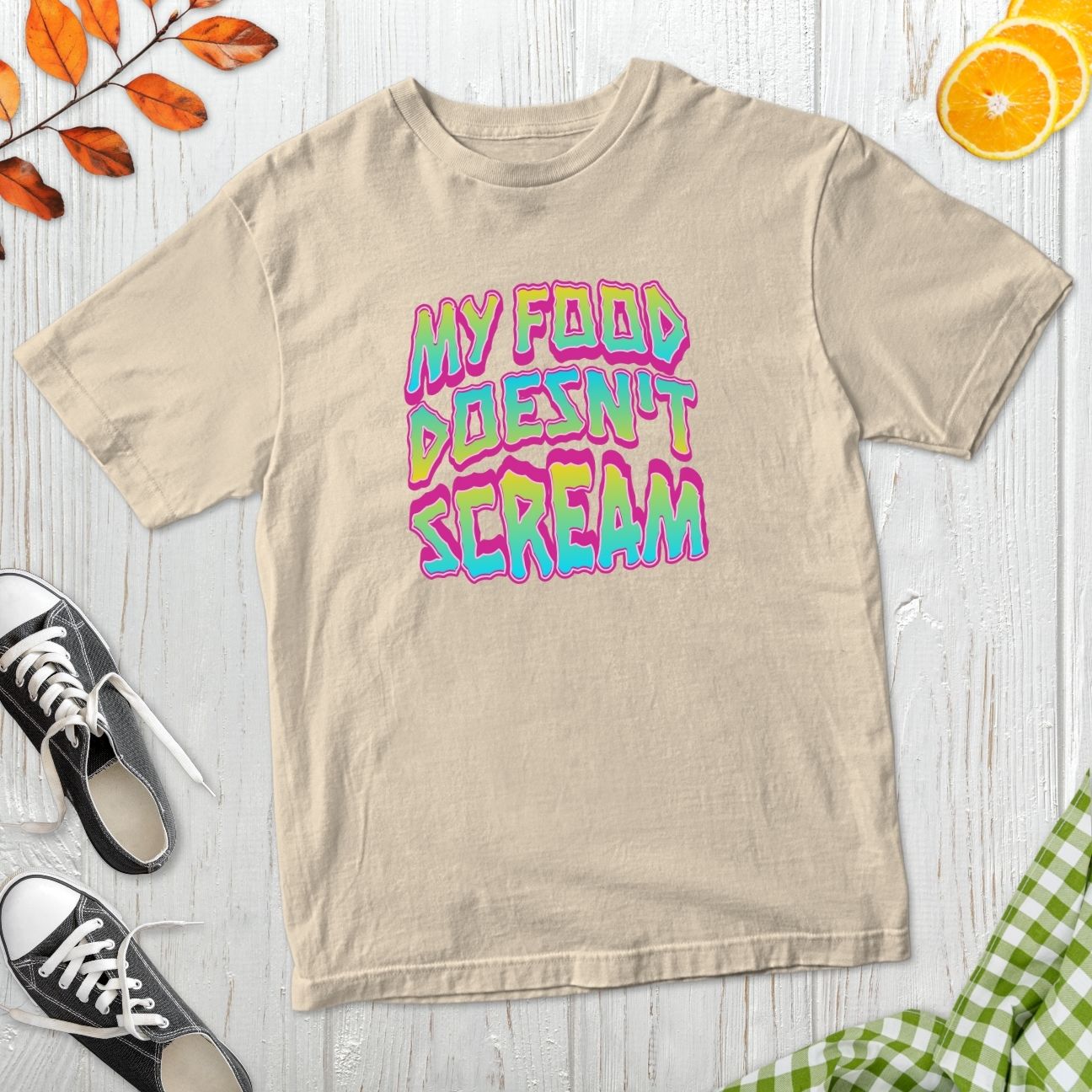 My Food Doesn't Scream T-Shirt